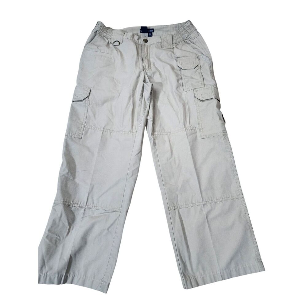 5.11 Tactical Womens Size 12 30x27 Cargo Light Weight Pants Khaki